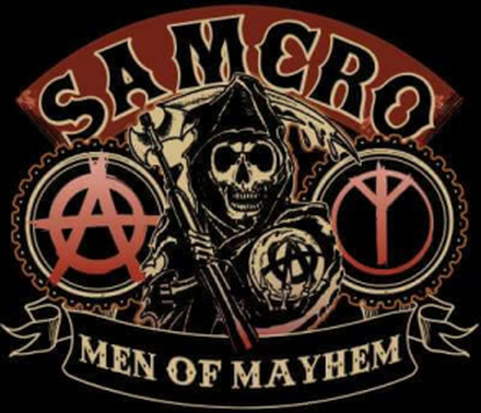 Sons of Anarchy Men Of Mayhem Women's Cropped Hoodie - Black - XS - Schwarz