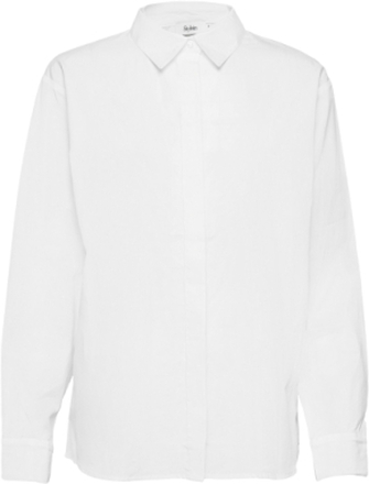 Jackie Shirt Tops Shirts Long-sleeved White Stylein