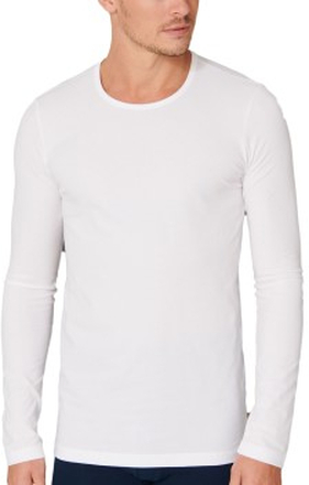 Schiesser 95-5 Organic Cotton Long Sleeve Shirt Weiß Ökologische Baumwolle Medium Herren