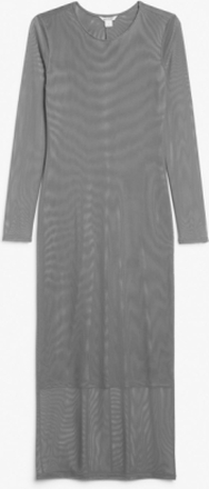 Long mesh dress - Grey