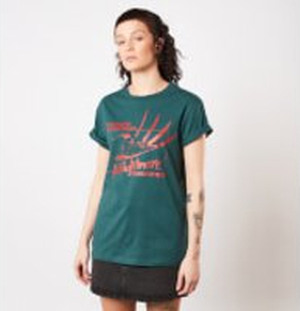 A Nightmare On Elm Street Welcome To My Nightmare Women's T-Shirt - Forest Green - L