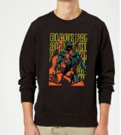 Marvel Avengers Black Panther Collage Sweatshirt - Black - S - Black