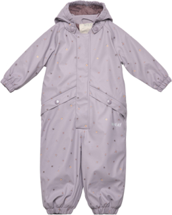 Thermo Rainsuit Aiko Outerwear Coveralls Rainwear Coveralls Purple Wheat