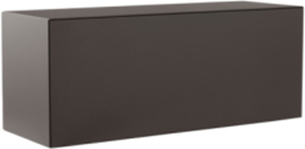 SKÅNE väggskåp/skrivbord 36x100 cm Almost black