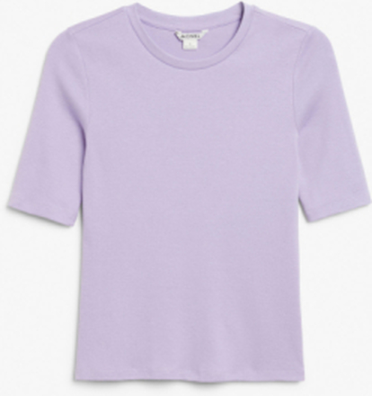 Fitted soft t-shirt - Purple