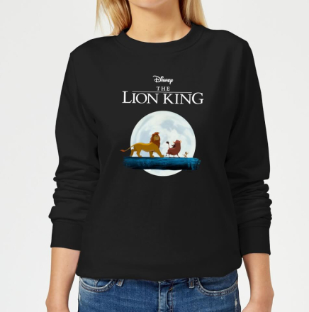 Disney Lion King Hakuna Matata Walk Women's Sweatshirt - Black - XXL