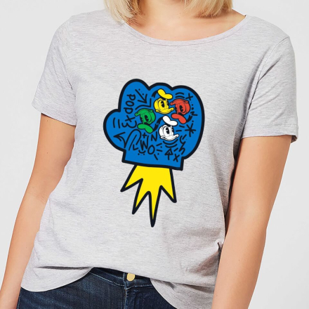 Donald Duck Pop Fist Women's T-Shirt - Grey - 4XL - Grey