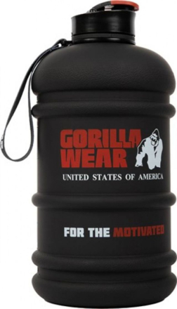 Gorilla Wear Water Jug 2.2 liter, svart drikkeflaske