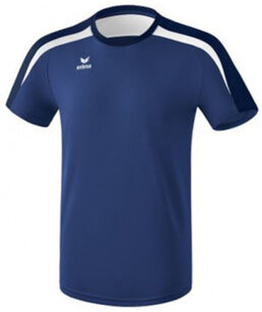 T-shirt Liga 2.0 junior polyester mørkeblå/hvid str. 128