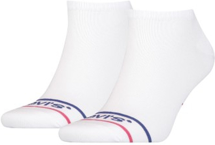 Levis Strømper 2P Organic Cotton Ankle Sock Hvit Str 43/46