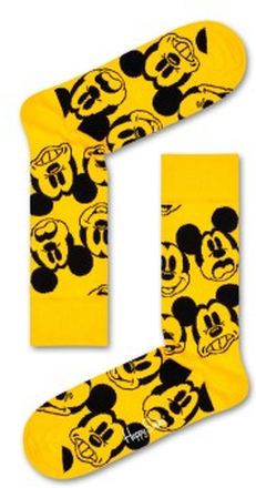 Happy socks Strømper Disney Face It Mickey Sock Gul bomull Str 36/40