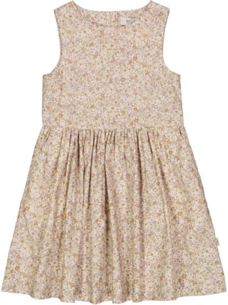 Wheat Thelma ermeløs kjole til barn, soft lilac flowers