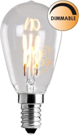 LED glödlampa L201 smal sockel Globen Lightning