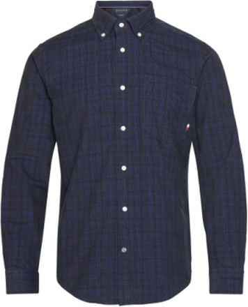 Small Corduroy Tartan Rf Shirt Tops Shirts Casual Blue Tommy Hilfiger