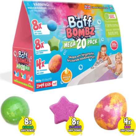 Zimpli Kids Baff Bombz Mega Pack Toys Bath & Water Toys Bath Toys Multi/mønstret Zimpli Kids*Betinget Tilbud