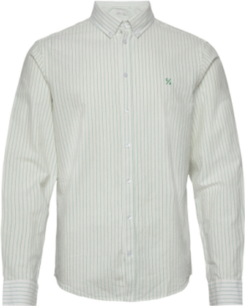 Cfanton Ls Bd Striped Oxford Shirt Skjorte Uformell Grønn Casual Friday*Betinget Tilbud