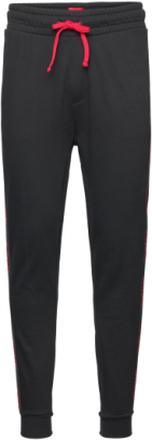 Sporty Logo Pant Designers Night & Loungewear Lounge Pants Black HUGO