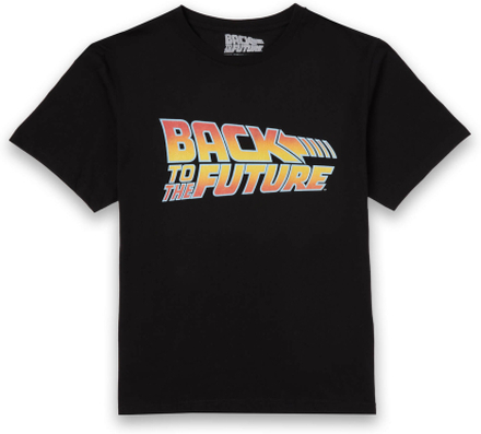 Back To The Future Classic Logo T-Shirt - Black - XXL