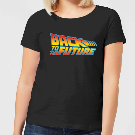 Back To The Future Classic Logo Women's T-Shirt - Black - M