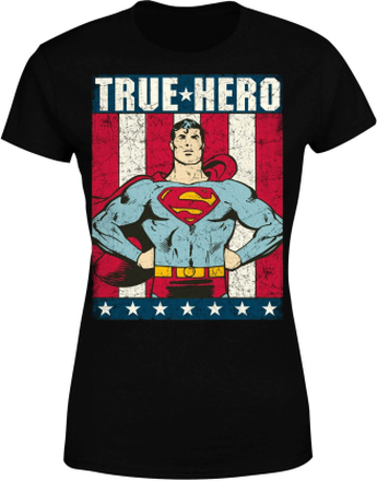 DC Originals Superman True Hero Women's T-Shirt - Black - XL - Black