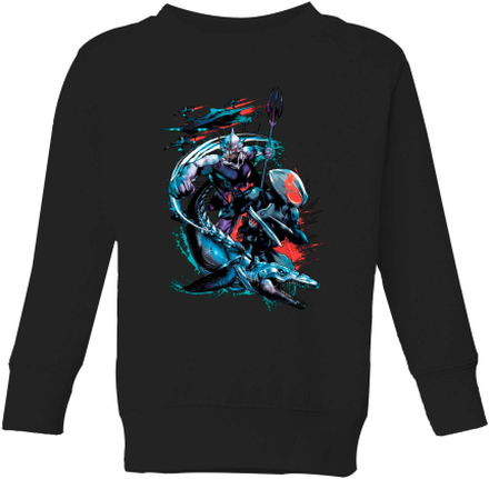 Aquaman Black Manta & Ocean Master Kids' Sweatshirt - Black - 7-8 Years - Black
