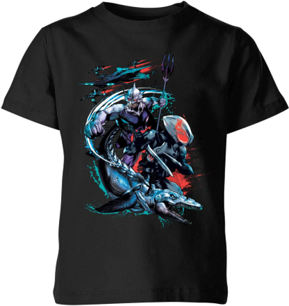 Aquaman Black Manta & Ocean Master Kids' T-Shirt - Black - 7-8 Years