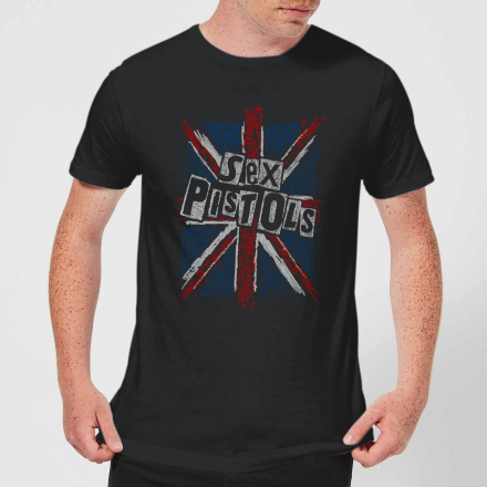 Sex Pistols Union Jack Men's T-Shirt - Black - 3XL