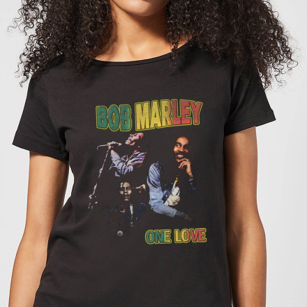 Bob Marley One Love Women's T-Shirt - Black - XL - Black