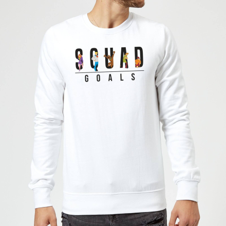 Scooby Doo Squad Goals Sweatshirt - White - XXL - White
