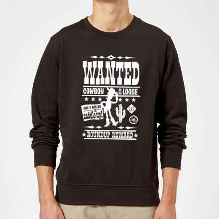 Toy Story Wanted Poster Sweatshirt - Black - M - Black