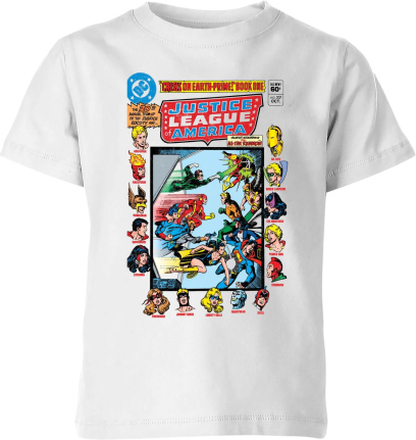 Justice League Crisis On Earth-Prime Cover Kids' T-Shirt - White - 9-10 Years - White