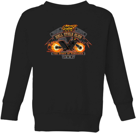 Marvel Ghost Rider Hell Cycle Club Kids' Sweatshirt - Black - 7-8 Years - Black