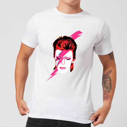 David Bowie Aladdin Sane Men's T-Shirt - White - L