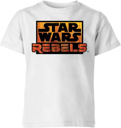 Star Wars Rebels Logo Kids' T-Shirt - White - 7-8 Years - White