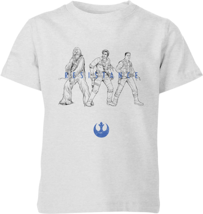The Rise of Skywalker Resistance Kids' T-Shirt - Grey - 5-6 Years - Grey