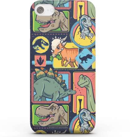 Jurassic Park Cute Dino Pattern Phone Case for iPhone and Android - iPhone 5C - Snap Case - Matte