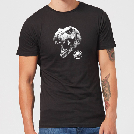 Jurassic Park T Rex Men's T-Shirt - Black - M - Black