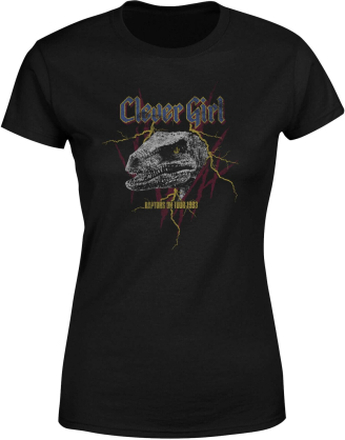 Jurassic Park Clever Girl Raptors On Tour Women's T-Shirt - Black - M