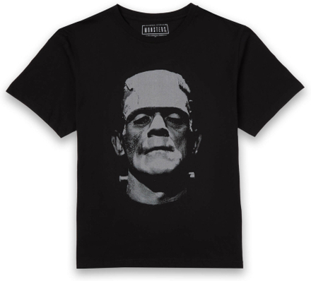 Universal Monsters Frankenstein Black and White Men's T-Shirt - Black - XL