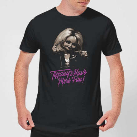 Chucky Tiffanys Have More Fun Men's T-Shirt - Black - 5XL
