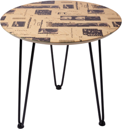 Decorsome x E.T. Wooden Side Table - Silver