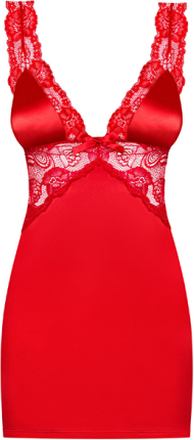 Obsessive Secred Chemise & Thong Red S/M Sexy undertøy