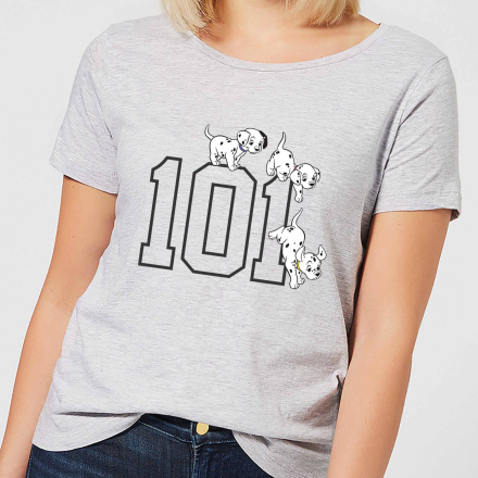 Disney 101 Dalmatians 101 Doggies Women's T-Shirt - Grey - M