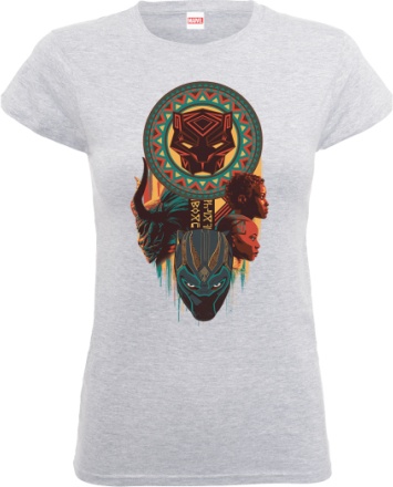 Black Panther Totem Women's T-Shirt - Grey - XXL