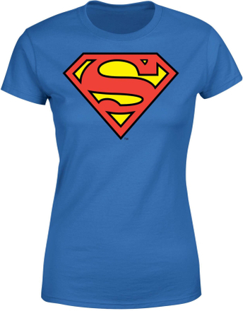 DC Originals Official Superman Shield Women's T-Shirt - Royal Blue - L