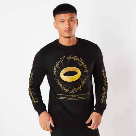 Lord Of The Rings The One Ring Sweatshirt - Black - M