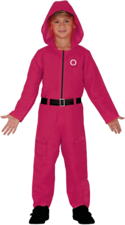 Squid Game Jumpsuit-Kostyme til Barn - Strl 7-9 År