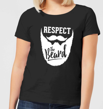 Respect the Beard Women's T-Shirt - Black - 5XL - Black