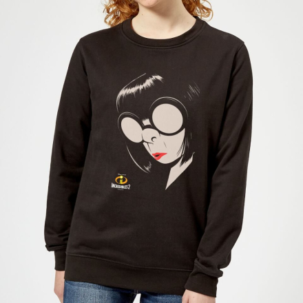 Incredibles 2 Edna Mode Women's Sweatshirt - Black - S