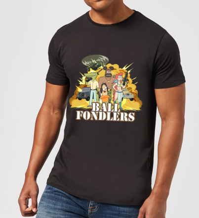 Rick and Morty Ball Fondlers Men's T-Shirt - Black - L